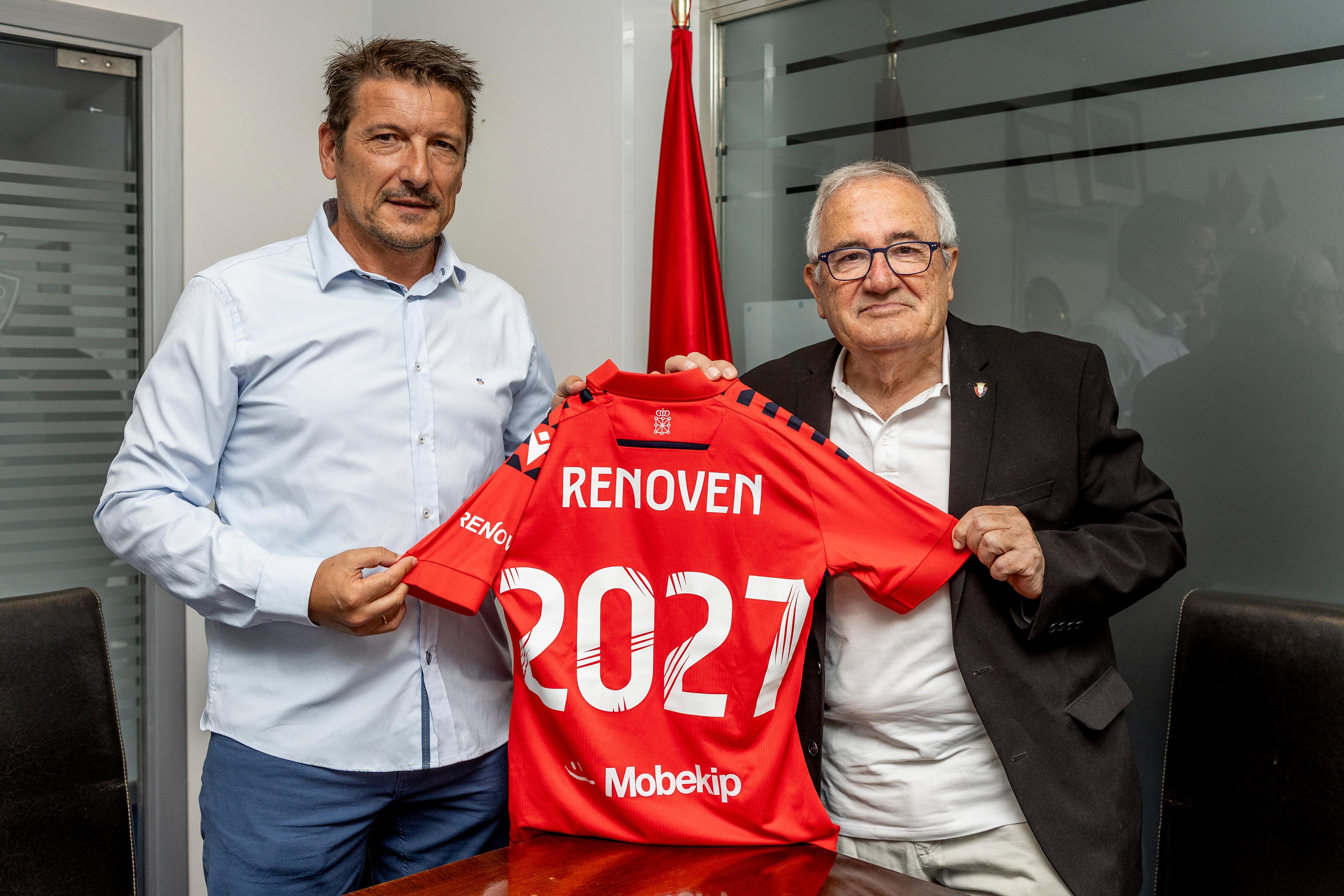 Renoven, nuevo patrocinador oficial de Osasuna Femenino