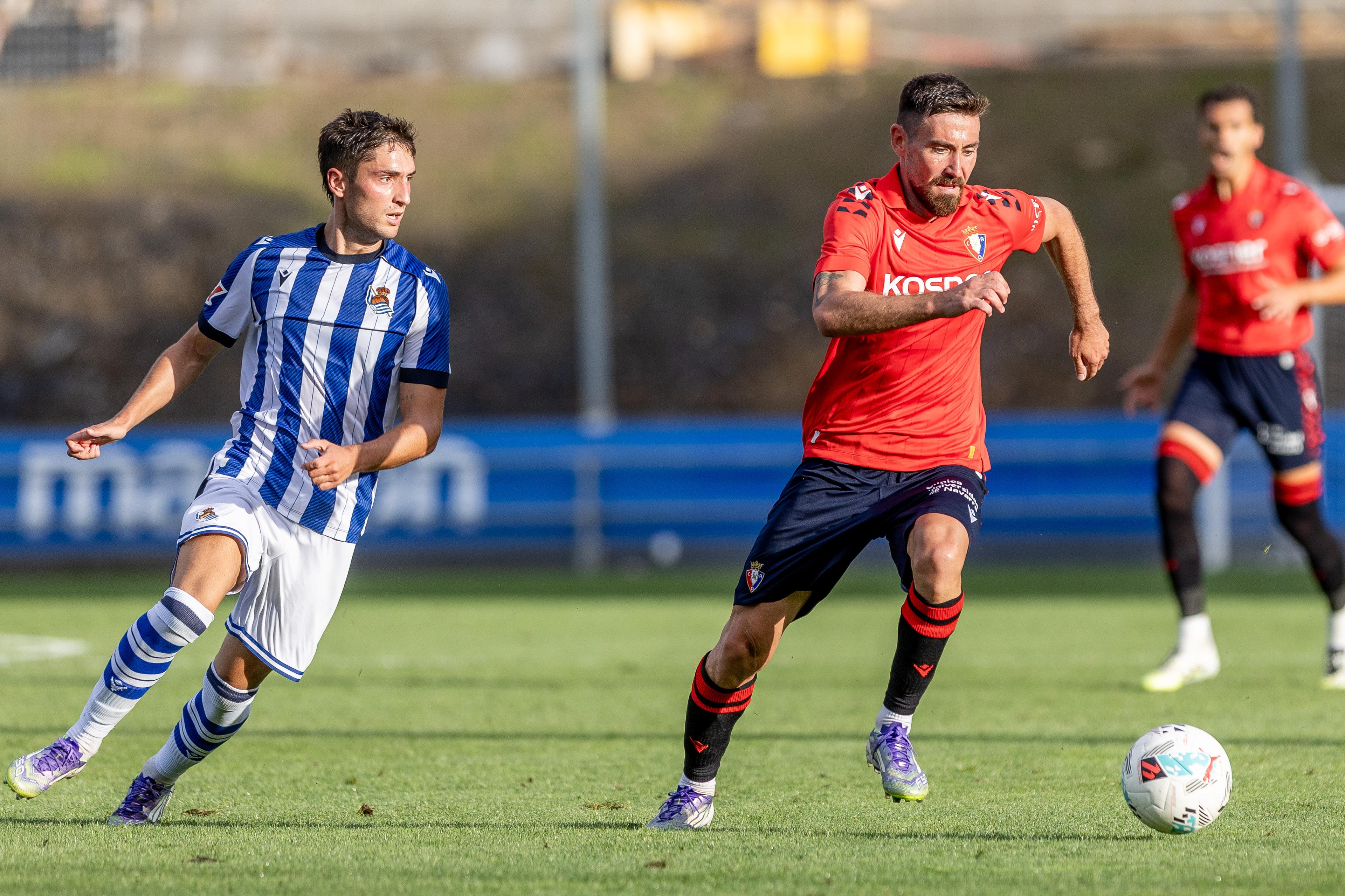 Osasuna cae ante la Real Sociedad en Zubieta (4-1)